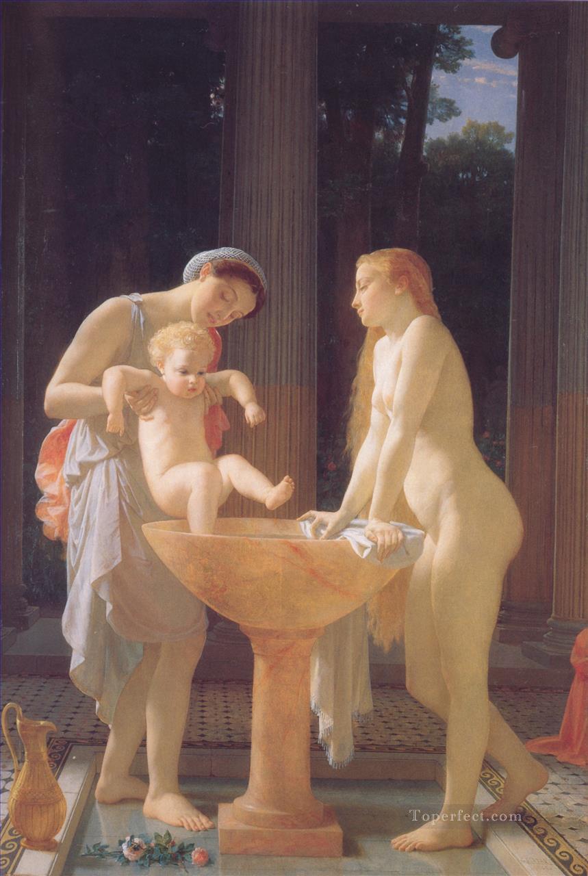 The Bath nude Marc Charles Gabriel Gleyre Oil Paintings